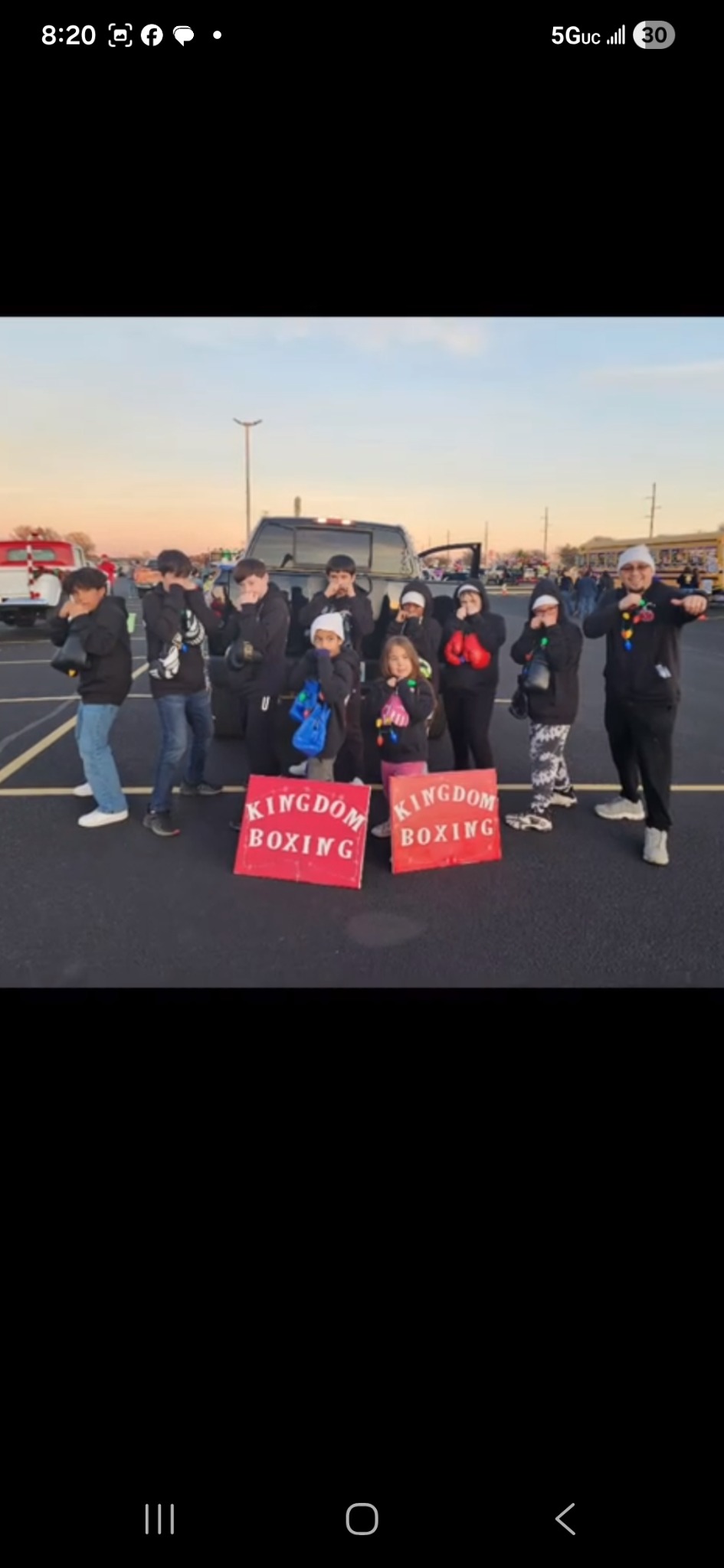 Kingdom Boxing TikTok profile preview